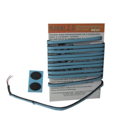 XLC Câble électrique Autocollant Pour éclairage Vélo 2 Mètres 2 XLC Câble électrique Autocollant Pour éclairage Vélo 2 Mètres – Image 2