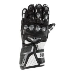 IXS Gants De Moto RS-400 Black White