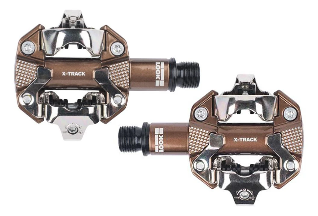 Pédales VTT LOOK X-Track Bronze - Gravel Edition 1 Pédales VTT LOOK X-Track Bronze - Gravel Edition