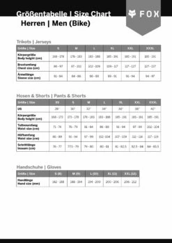 Ranger Fire - MTB Gloves -Boutique Giant sizing foxhead herren bike scaled