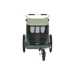 Thule Coaster XT Fietskar 2-Kinderen - Basil Groen -Boutique Giant thule coaster xt fietskar 2 kinderen basil groen 764601 3 l